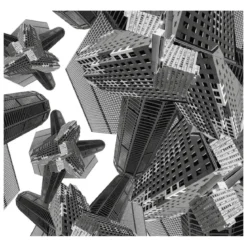 KomarVlies Fototapete Urban Structure 250x250 cm