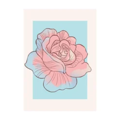 KomarWandbild Cinderella Rose 50x70 cm