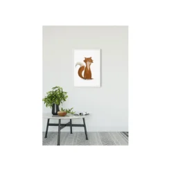KomarWandbild Cute Animal Fox 50x70 cm