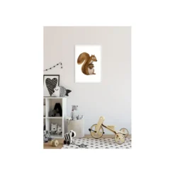 KomarWandbild Cute Animal Squirrel 50x70 cm