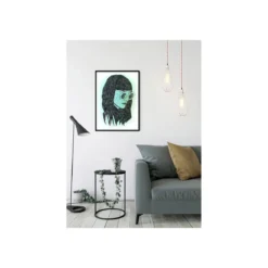 KomarWandbild Grid Green 50x70 cm