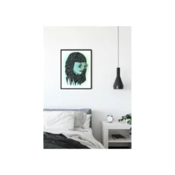 KomarWandbild Grid Green 50x70 cm