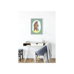 KomarWandbild Lili and Bear 50x70 cm