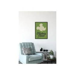 KomarWandbild Mickey Mouse Green Head 40x50 cm
