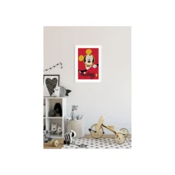KomarWandbild Mickey Mouse Magnifying Glass 40x50 cm