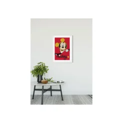 KomarWandbild Mickey Mouse Magnifying Glass 40x50 cm
