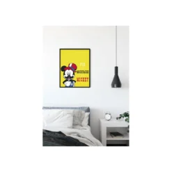 KomarWandbild Mickey Mouse Moustache 40x50 cm
