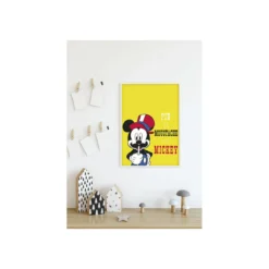 KomarWandbild Mickey Mouse Moustache 40x50 cm
