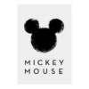 KomarWandbild Mickey Mouse Silhouette 50x70 cm