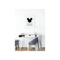 KomarWandbild Mickey Mouse Silhouette 40x50 cm