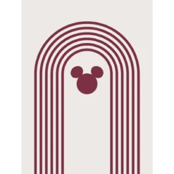 KomarWandbild Minimal Mickey 50x70 cm
