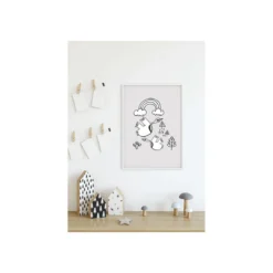 KomarWandbild Scribble Birdy 50x70 cm