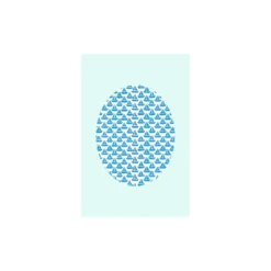 KomarWandbild Shelly Patterns Aqua 50x70 cm