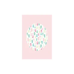 KomarWandbild Shelly Patterns Rose 50x70 cm