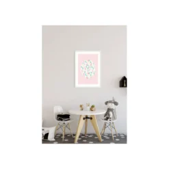 KomarWandbild Shelly Patterns Rose 50x70 cm