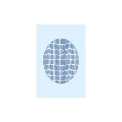 KomarWandbild Shelly Patterns Blue 40x50 cm