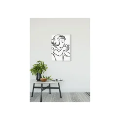 KomarWandbild Snow White Apple Bite white 50x70 cm