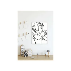 KomarWandbild Snow White Apple Bite white 40x50 cm