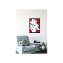 KomarWandbild Snow White Apple Bite red 40x50 cm