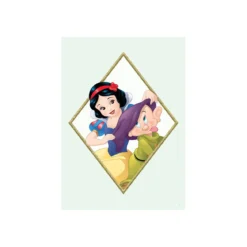 KomarWandbild Snow White & Dopey 50x70 cm