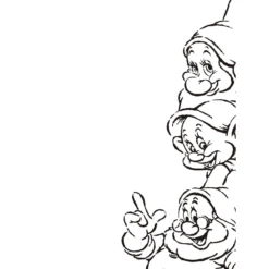 KomarWandbild Snow White Dwarves 50x70 cm