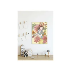 KomarWandbild Snow White Flowers 40x50 cm