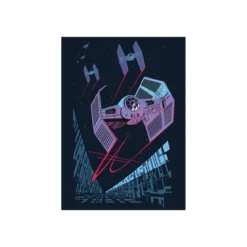 KomarWandbild Star Wars Classic Vector TIE-Fighter 50x70 cm