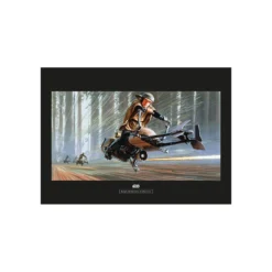 KomarWandbild Star Wars Classic Endor Speeder 70x50 cm