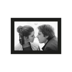 KomarWandbild Star Wars Classic Leia Han Love 70x50 cm