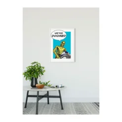 KomarWandbild Star Wars Classic Comic Quote Droids 50x70 cm