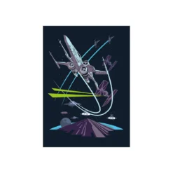 KomarWandbild Star Wars Classic Vector X-Wing 50x70 cm