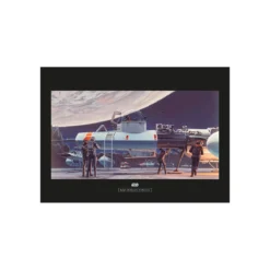 KomarWandbild Star Wars Classic Yavin Hangar 50x40 cm