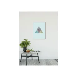 KomarWandbild Triangles Top Blue 50x70 cm