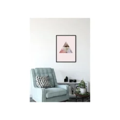 KomarWandbild Triangles Top Red 50x70 cm