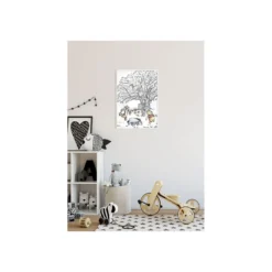 KomarWandbild Winnie the Pooh Playground 40x50 cm