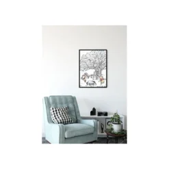 KomarWandbild Winnie the Pooh Playground 40x50 cm