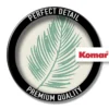 KomarWandbild Winter Tropics Black Panther Palm Leaf 40x50 cm