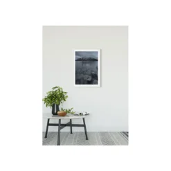 KomarWandbild Word Lake Silence Steel 50x70 cm