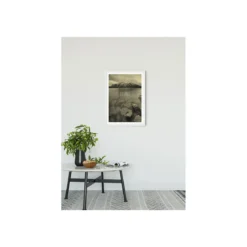 KomarWandbild Word Lake Silence Sand 50x70 cm