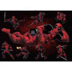 KomarWandtattoo Deadpool Posing 100x70 cm