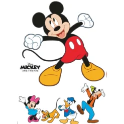 KomarWandtattoo Mickey and Friends 50x70 cm