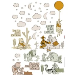 KomarWandtattoo Winnie the Pooh Woodland 50x70 cm