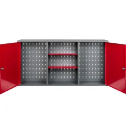 Kreher Metall-Werkstattschrank 120 x 60 x 19 cm rot