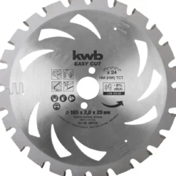 kwbDünnschnitt-Kreissägeblatt Easy Cut Durchmesser 165 mm