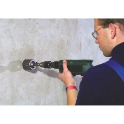 kwbHohlbohrkrone mit Schaft und Zentrierbohrer Durchmesser 66 mm