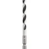 kwbHolzspiralbohrer mit Sechskantaufnahme 1/4" Durchmesser 4 mm
