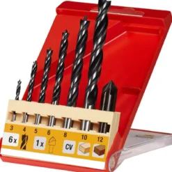 kwbHolzspiralbohrersatz 8 teilig