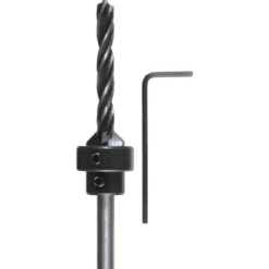 kwbHolzspiralbohrer-Set mit Aufstecksenker und Tiefenstop 3 teilig Durchmesser 3 mm