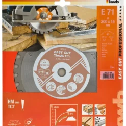 kwbKreissägeblätter Easy Cut für Handkreissägen Durchmesser 200x16 mm