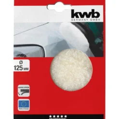 kwbPolierhaube Quick Stick selbsthaftend Lammwolle